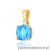 Zawieszka Z003 Topaz 1,10ct żółte złoto