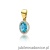 Zawieszka Z0080 Topaz 1,70ct żółte złoto