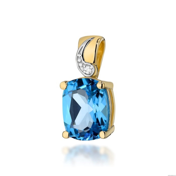 Zawieszka Z0400 Topaz 2,40ct żółte złoto