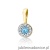 Zawieszka Z0443 Topaz 0,15ct żółte złoto