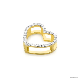 Zawieszka S027 z diamentami żółte złoto