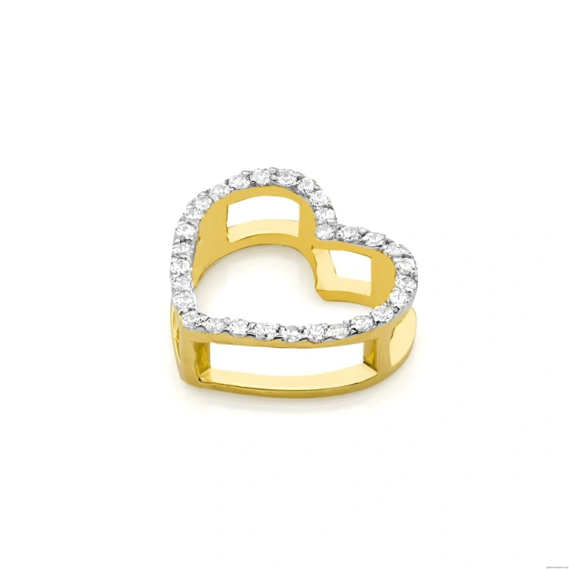 Zawieszka S027 z diamentami żółte złoto