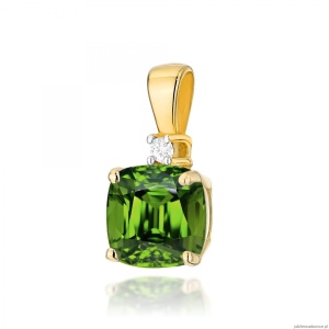 Zawieszka Z003 Oliwin 1,00ct żółte złoto