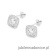 Kolczyki K0506 z diamentami białe złoto