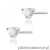 Kolczyki K0035 Diament 2 x 0,04ct białe złoto