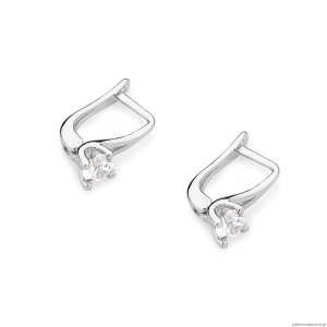 Kolczyki K0381 Diament 2 x 0,20ct białe złoto