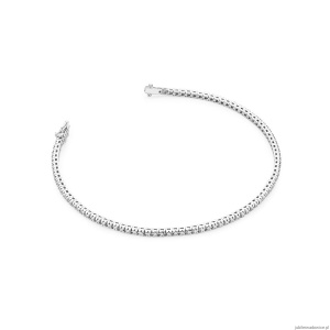 Bransoletka B39150 z diamentami białe złoto