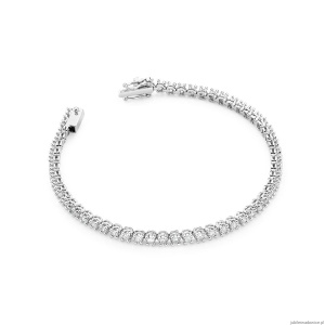 Bransoletka B32948 z diamentami białe złoto