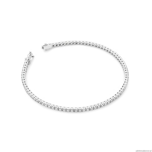 Bransoletka B39150 z diamentami białe złoto