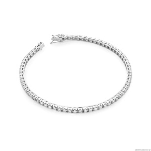 Bransoletka B39150 z diamentami białe złoto
