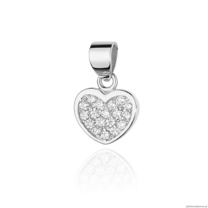 Zawieszka S020 z diamentami białe złoto