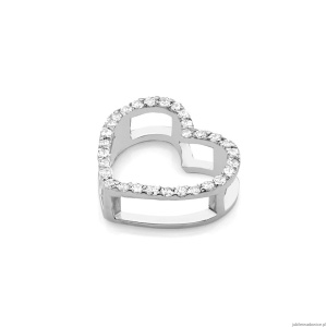 Zawieszka S027 z diamentami białe złoto