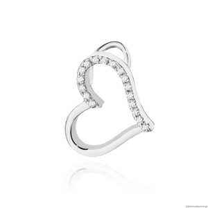 Zawieszka S026 Diament białe złoto
