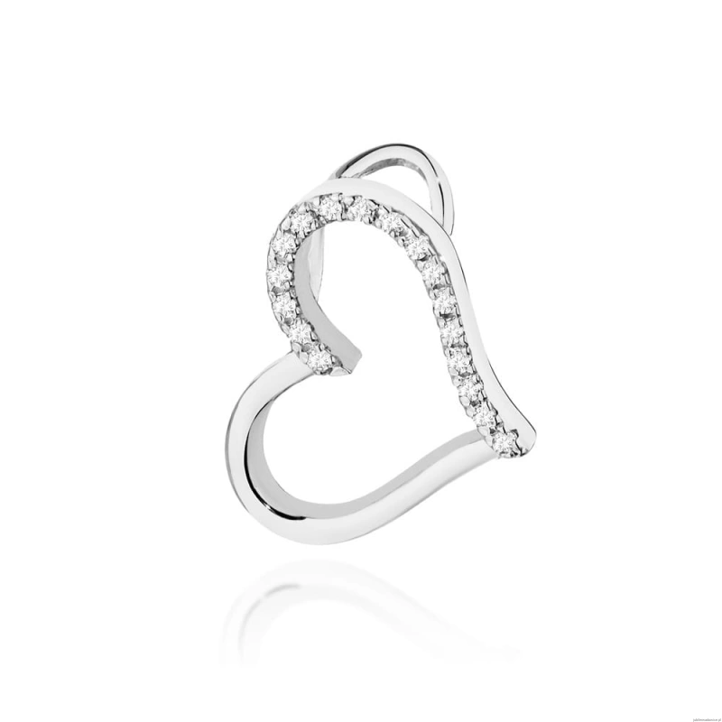 Zawieszka S026 Diament białe złoto