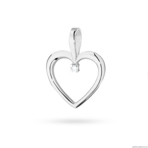 Zawieszka S025 Diament 0,005ct białe złoto
