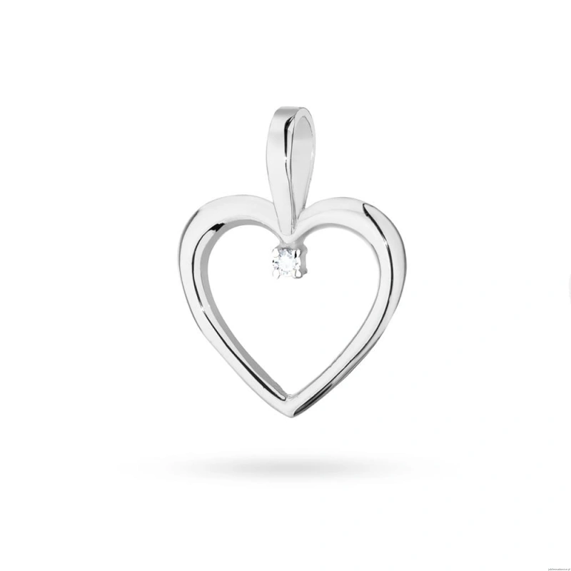 Zawieszka S025 Diament 0,005ct białe złoto
