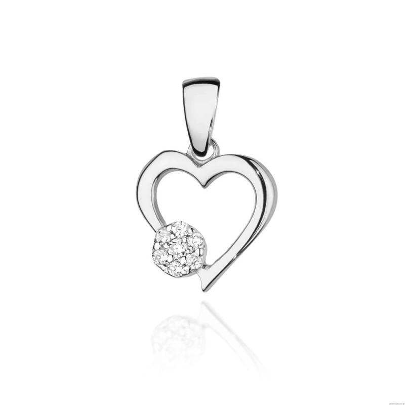 Zawieszka S021 Diament 0,0145ct białe złoto