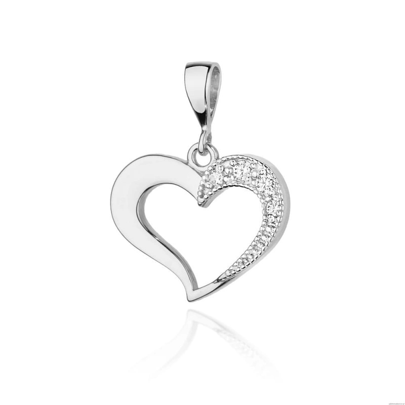 Zawieszka S023 Diament 0,02ct białe złoto