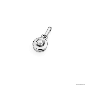 Zawieszka Z0045 Diament 0,10ct białe złoto
