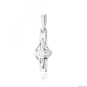 Zawieszka Z0088 Diament 0,20ct białe złoto