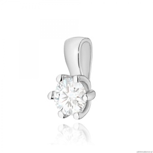 Zawieszka Z0222 Diament 0,30ct białe złoto