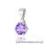 Zawieszka Z0076 Ametyst 0,50ct białe złoto