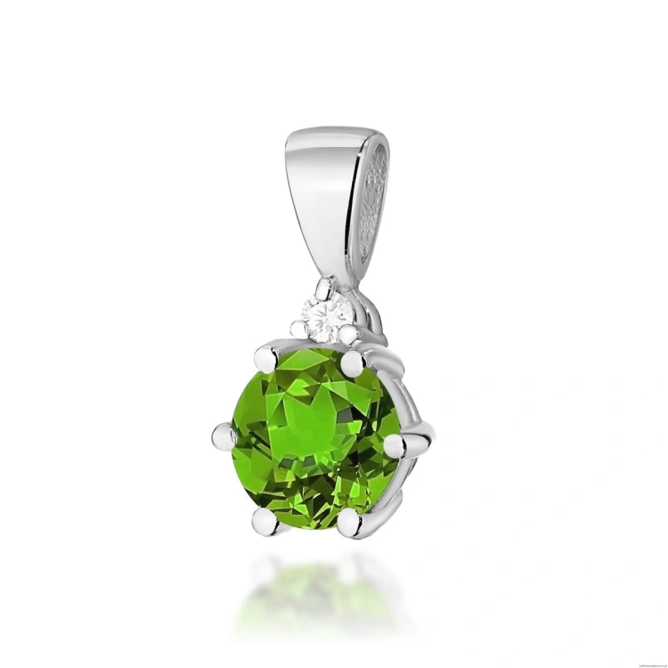 Zawieszka Z0076 Oliwin 0,60ct białe złoto