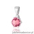 Zawieszka Z0076 Różowy Topaz 0,60ct białe złoto