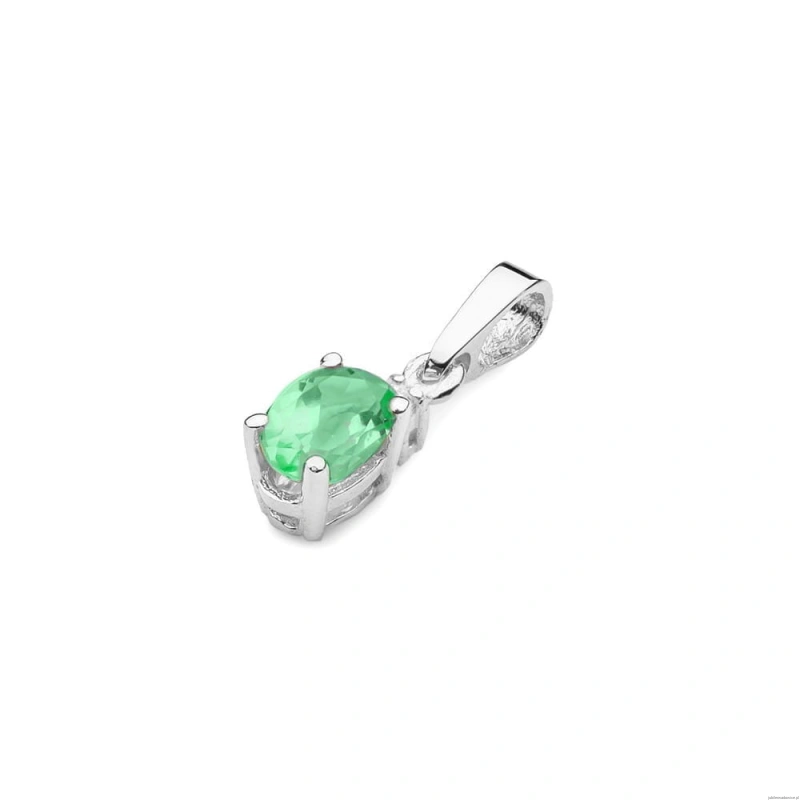 Zawieszka Z0001 Szmaragd 0,40ct białe złoto
