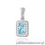 Zawieszka Z0422 Topaz 0,65ct białe złoto