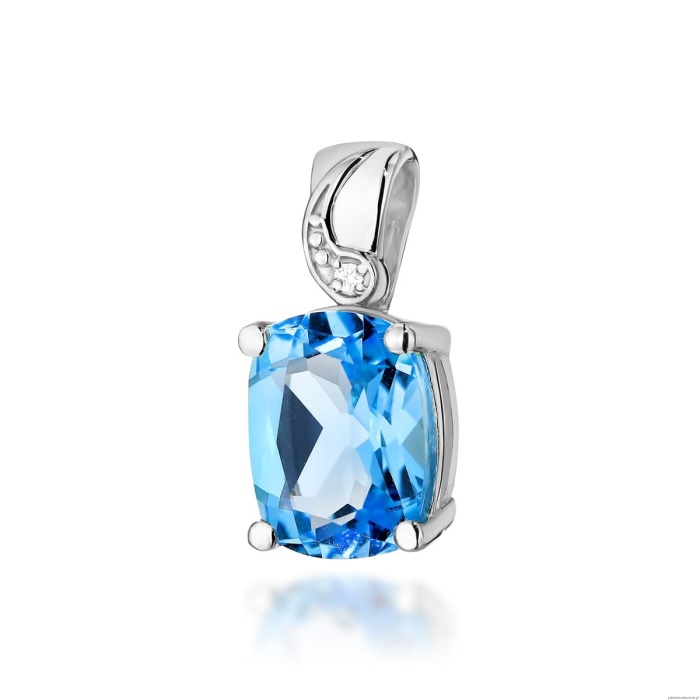 Zawieszka Z0400 Topaz 2,40ct białe złoto