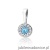 Zawieszka Z0443 Topaz 0,15ct białe złoto