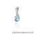 Zawieszka Z0001 Topaz 0,50ct białe złoto