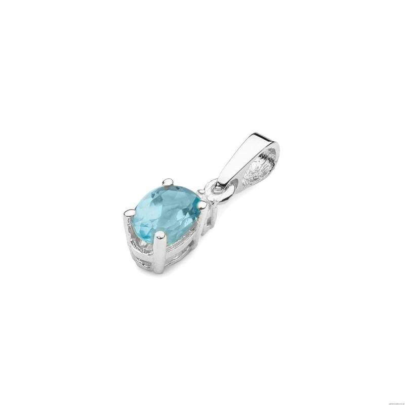 Zawieszka Z0001 Topaz 0,50ct białe złoto