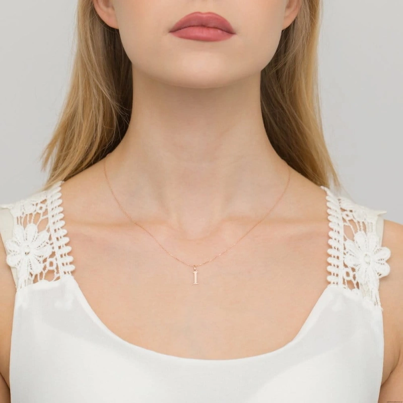 Zawieszka Z0069 Diament 0,005ct - litera I - różowe złoto