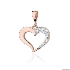 Zawieszka S023 Diament 0,02ct różowe złoto