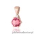 Zawieszka Z0076 Różowy Topaz 0,60ct różowe złoto