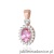 Zawieszka Z0312 Różowy Topaz 0,50ct różowe złoto