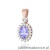 Zawieszka Z0312 Tanzanit 0,40ct różowe złoto