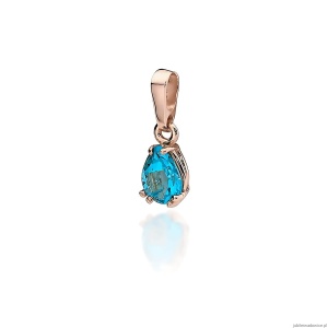 Zawieszka Z0006 Topaz 0,90ct różowe złoto