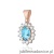 Zawieszka Z0182 Topaz 0,50ct różowe złoto