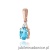 Zawieszka Z0308 Topaz 0,90ct różowe złoto