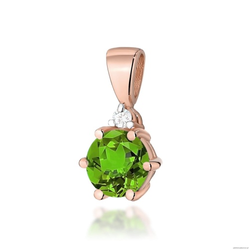Zawieszka Z0076 Oliwin 0,60ct różowe złoto