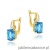 Kolczyki K0400 Topaz 2 x 2,40ct żółte złoto