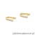 Kolczyki K0028 z diamentami żółte złoto