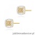 Kolczyki K0441 z diamentami żółte złoto