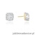 Kolczyki K0506 z diamentami żółte złoto