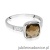 Pierścionek W478 Kwarc Dymny 2,00ct białe złoto