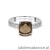 Pierścionek W511 Kwarc Dymny 2,00ct białe złoto
