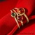 Pierścionek W597 Różowy Turmalin 0,60ct żółte złoto